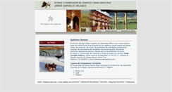 Desktop Screenshot of notariacarvallo.cl